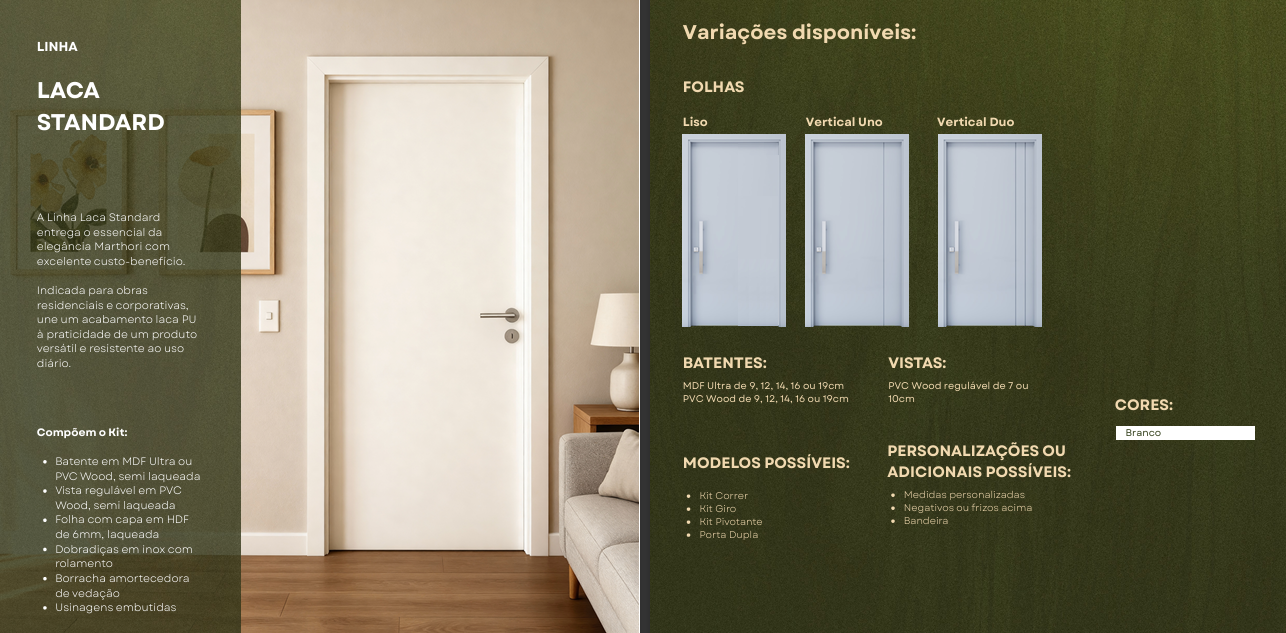 Catálogo Linha Laca Standard