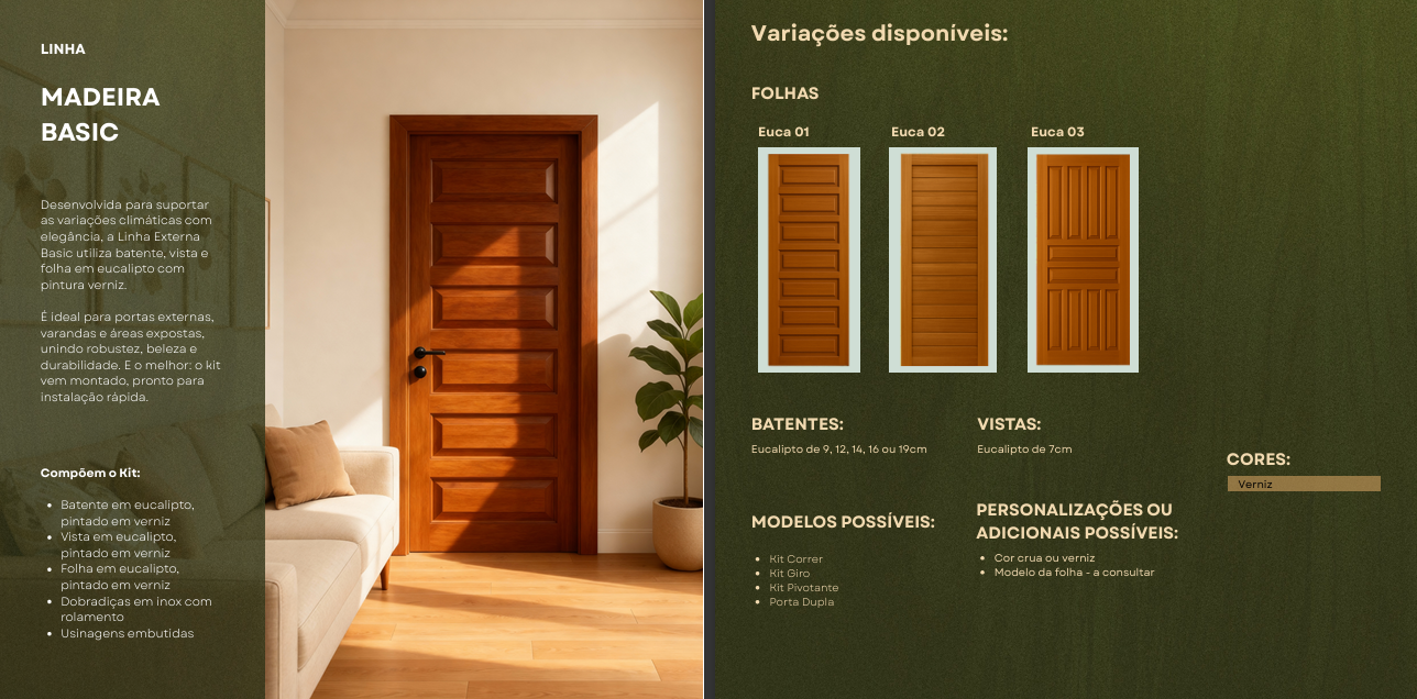 Catálogo Linha Madeira Basic